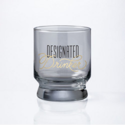 Designated Drinker Lowball Glass
