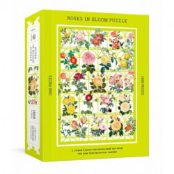 Roses in Bloom Puzzle: A 1000-Piece Jigsaw Puzzle Featuring Rare Art from the New York Botanical Garden: Jigsaw Puzzles for Adults