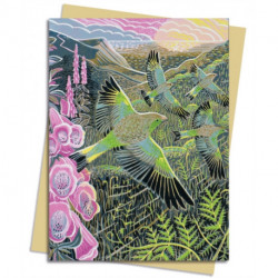 Annie Soudain: Foxgloves and Finches Greeting Card Pack: Pack of 6