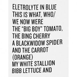 Jim Dine: Electrolyte in Blue