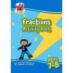 Fractions Maths Activity Book for Ages 7-8 (Year 3)