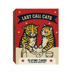 Last Call Cats Playing Cards