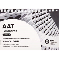 AAT Indirect Tax FA2020: Passcards