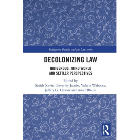 Decolonizing Law: Indigenous, Third World and Settler Perspectives