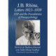 J.B. Rhine: Letters 1923-1939: ESP and the Foundations of Parapsychology