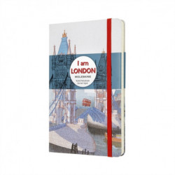 Moleskine I Am London Limited Edition White Large Ruled Notebook Hard