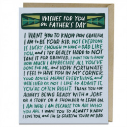 6-Pack Em & Friends Wishes For You Fathers Day Card