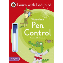 Pen Control: A Learn with Ladybird Wipe-Clean Activity Book 3-5 years: Ideal for home learning (EYFS)