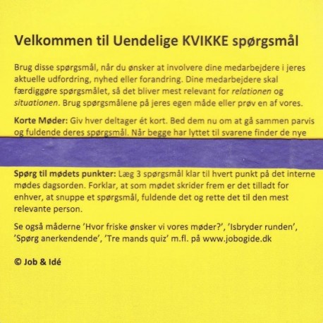 Uendelige kvikke spørgsmål