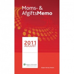 Moms & AfgiftsMemo (August 2011)