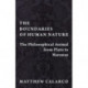 The Boundaries of Human Nature: The Philosophical Animal from Plato to Haraway