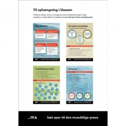 Sæt spor til den mundtlige prøve - Plakatsæt, 4 stk