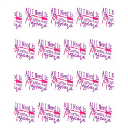 All I Need Is Coffee and Mascara Composition Notebook - Large Ruled Notebook - 8.5x11 Lined Notebook (Softcover Journal / Notebook / Diary)