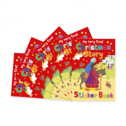 Christmas Story Sticker Book: Pack of 5