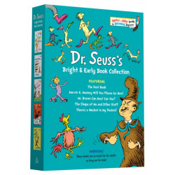 Dr. Seuss Bright & Early Book Boxed Set Collection: The Foot Book- Marvin K. Mooney Will You Please Go Now!- Mr. Brown Can Moo! Can You?, The Shape of Me and Other Stuff- There's a Wocket in My Pocket!