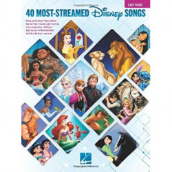 The 40 Most-Streamed Disney Songs: For Easy Piano