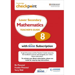 Cambridge Checkpoint Lower Secondary Mathematics Teacher's Guide 8 with Boost Subscription: Third Edition