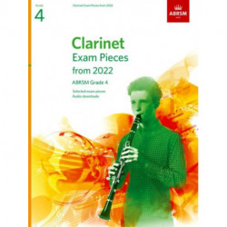 Clarinet Exam Pieces from 2022, ABRSM Grade 4: Selected from the syllabus from 2022. Score & Part, Audio Downloads