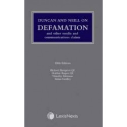 Duncan and Neill on Defamation