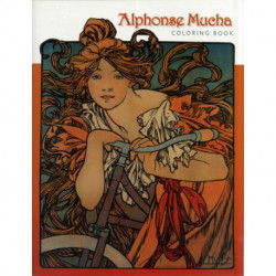 Alphonse Mucha Colouring Book