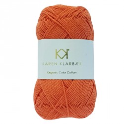 8/4 Orange - KK Color Cotton økologisk bomuldsgarn fra Karen Klarbæk