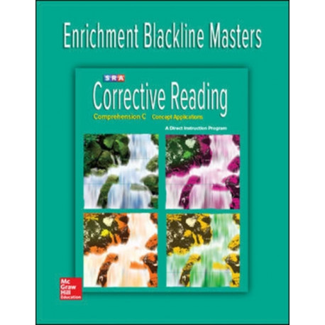Corrective Reading Comprehension Level C, Enrichment Blackline Master
