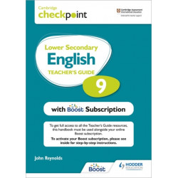 Cambridge Checkpoint Lower Secondary English Teacher's Guide 9 with Boost Subscription: Third Edition