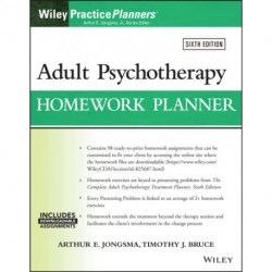 Adult Psychotherapy Homework Planner