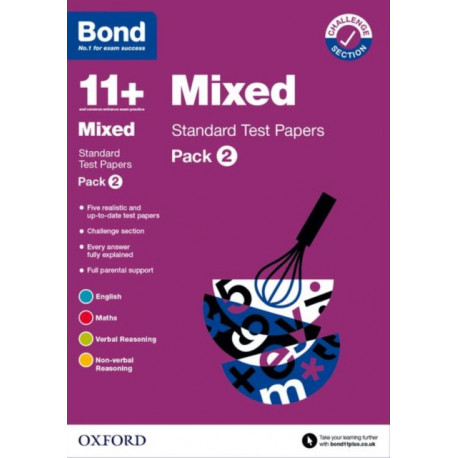 Bond 11+: Mixed Standard Test Papers: Pack 2 (for GL Assessment & other 11 plus exams)