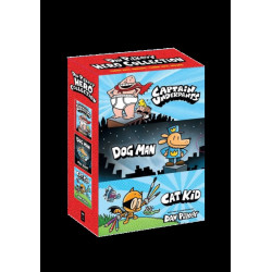 Dav Pilkey's Hero Collection (Captain Underpants -1, Dog Man -1, Cat Kid Comic Club -1)