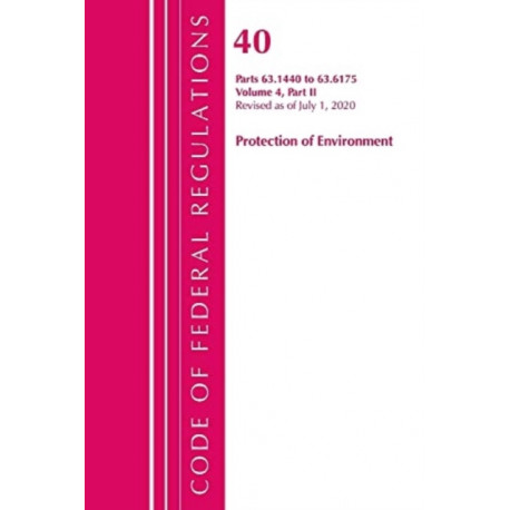 Code of Federal Regulations, Title 40 Protection of the Environment 63.1440-63.6175, Revised as of July 1, 2020: Volume 4 of 6, Part 2
