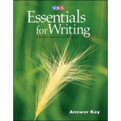 SRA Essentials for Writing Answer Key