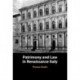 Patrimony and Law in Renaissance Italy