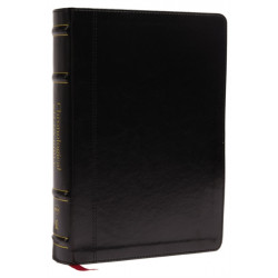 NKJV, Chronological Study Bible, Leathersoft, Black, Comfort Print: Holy Bible, New King James Version