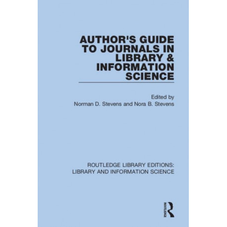 Author's Guide to Journals in Library & Information Science