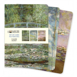 Claude Monet Set of 3 Midi Notebooks