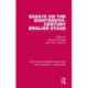 Essays on the Eighteenth-Century English Stage