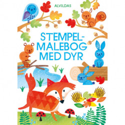 Alvildas stempel-malebog med dyr