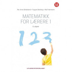 Matematikk for lærere. Bd.1