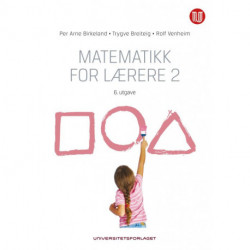 Matematikk for lærere. Bd.2