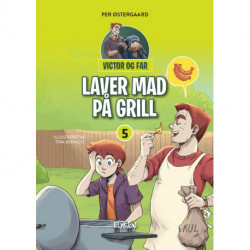 Victor og far laver mad på grill: Victor og far 5
