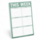 Knock Knock This Week Pad (Green)