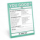Knock Knock You Good? Nifty Note Pad