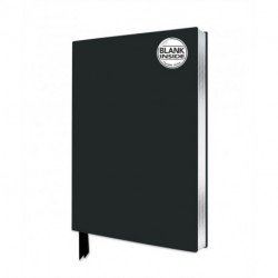 Black Blank Artisan Notebook (Flame Tree Journals)