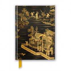 Chinese Lacquer Black & Gold Screen (Foiled Journal)