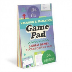 Vacation & Staycation On-The-Go Game Pad, Vacation & At-Home Activity Book for Kids