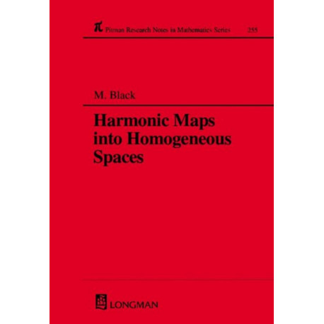 Harmonic Maps Into Homogeneous Spaces