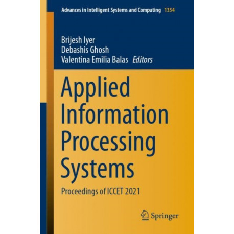 Applied Information Processing Systems: Proceedings of ICCET 2021