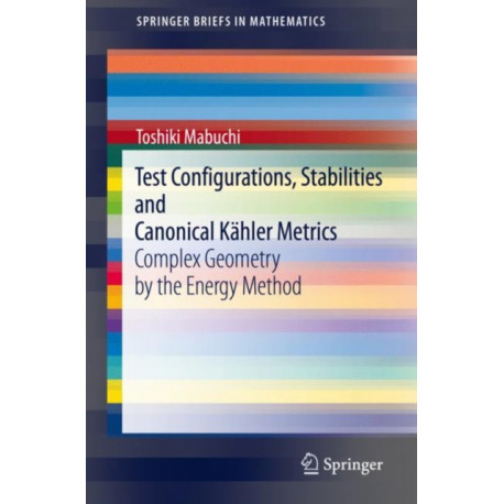Test Configurations, Stabilities and Canonical Kahler Metrics: Complex Geometry by the Energy Method