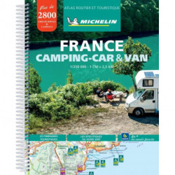 Michelin atlas routier et touristique France Camping-Car & Van